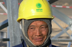 電力工人特寫
