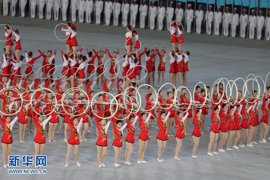（國際）（4）朝鮮大型團體操和藝術演出《人民的國家》在平壤舉行首演