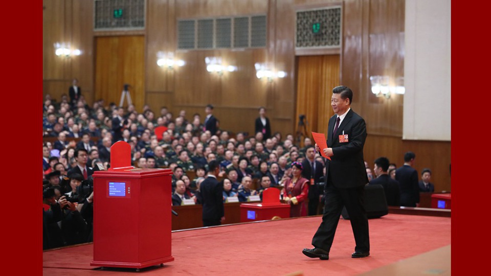 習(xí)近平當選國家主席、中央軍委主席