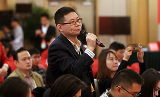 黨建雜志、黨建網記者提問