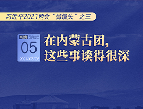 習近平2021兩會&ldquo;微鏡頭&rdquo;之三 3月5日 在內蒙古團，這些事談得很深