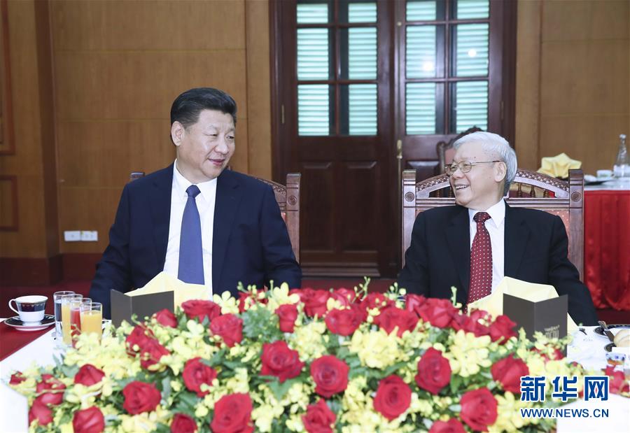 (XHDW)(2)習近平再次會見越共中央總書記阮富仲