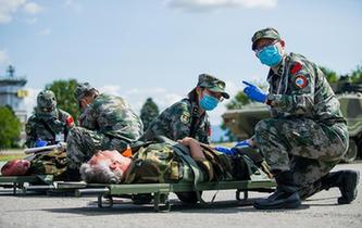 中德&ldquo;聯(lián)合救援&mdash;2019&rdquo;衛(wèi)勤實(shí)兵聯(lián)演開(kāi)始全要素全流程連貫演習(xí)